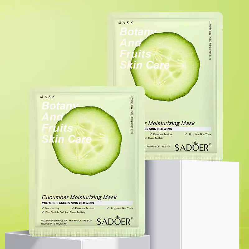 SADOER Plant Face Mask Sheet Skin Moisturizing Mascarilla Facial Hidratante Pack 25ml